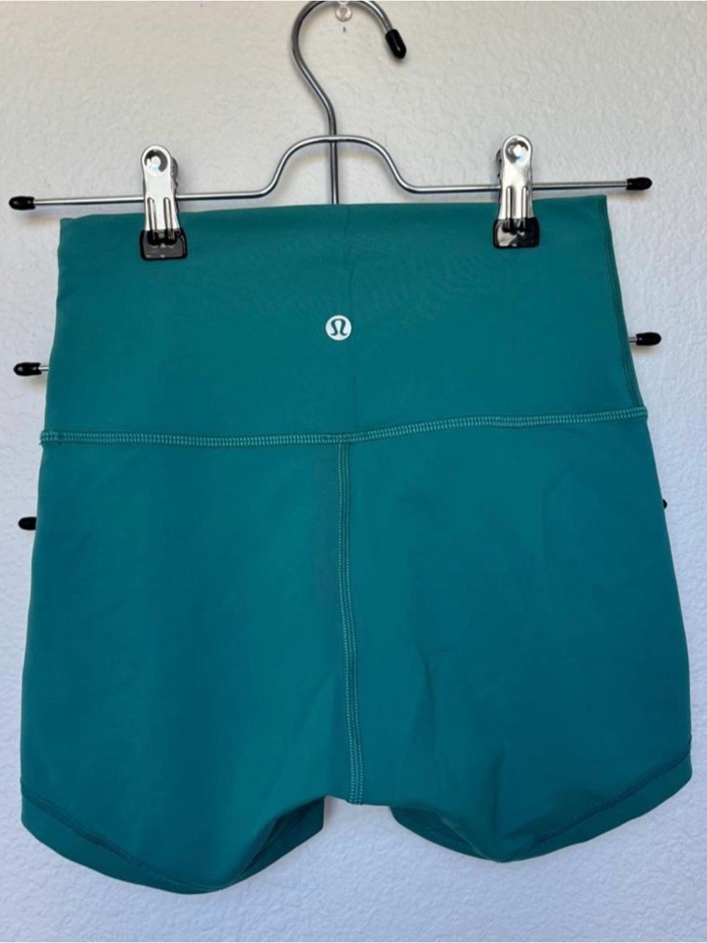 lululemon athletica Teal Athletic Short & Strappy Sports Bra Set - Picture 6 of 8